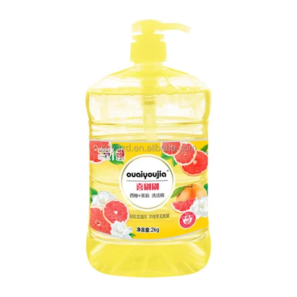 1000-ml-Kitchen-Dish-Washing-Liquid-Disposable-Eco-Friendly-Bulk-Soap-Lemon-Orange-Scent-ISO9001-Certified-15-30-Active