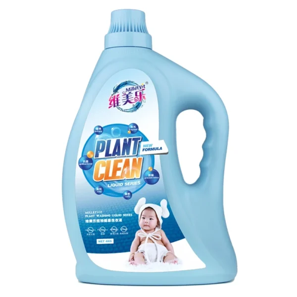 4kg-Eco-Friendly-Portable-Milletvit-Liquid-Laundry-Detergent-for-Family-Size-Apparel-Use