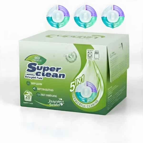 5-1-Laundry-Pods-Eco-Friendly-Hypoallergenic-Deep-Clean-Powerful-Concentrated-Anti-Bacterial-Color-Protector-Apparel