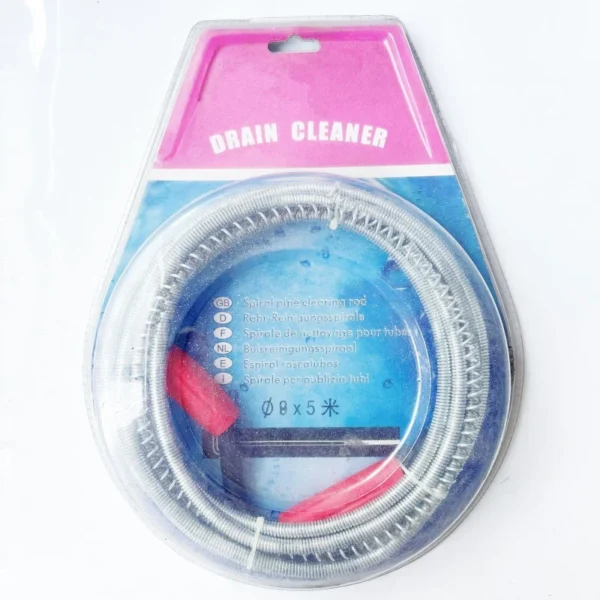 5M-16Feet-Snake-Spring-Pipe-Rod-Sink-Drain-Cleaner-Wire