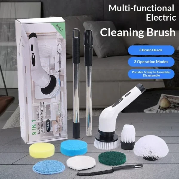 9-in-1-USB-Rechargeable-Electric-Cleaning-Brush-Telescopic-Handle-8-Brush-Heads-Multi-Surface-Cleaner-for-Home-Car