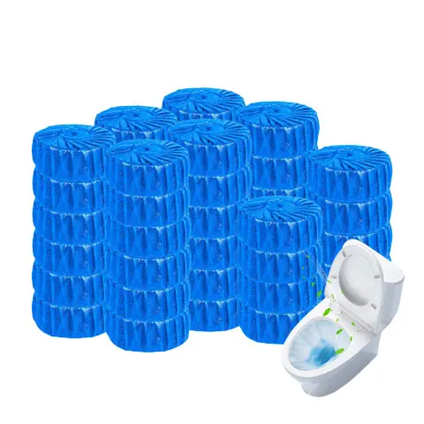 Automatic-Toilet-Bowl-Cleaner-Blue-Clean-Bubbles-Strong-Detergent-Ability-Tablets-Toilet-Rim-Block