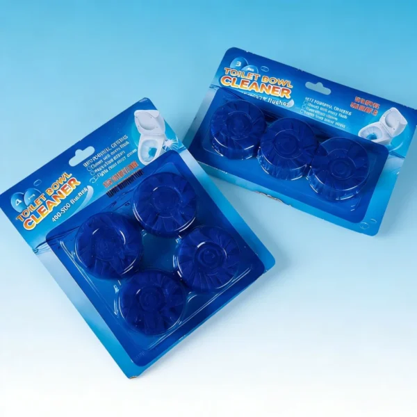 Automatic-Toilet-Bowl-Cleaner-Round-Blue-Tablets-Twin-Pack-Convenient-Toilet-Tank-Cleaning-Tablets