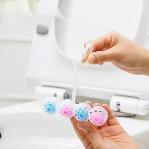 Blue-Bubble-Cleaner-Hanging-Toilet-4-Gel-Balls-Fragrant-Deodorizer-Toilet-Cleaning-Ball