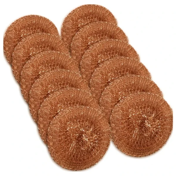 Cleaning-Easily-Copper-plated-Steel-Wire-Wool-Mesh-Scouring-Pad-Kitchen-Cleaning-Scrubber-Scourer
