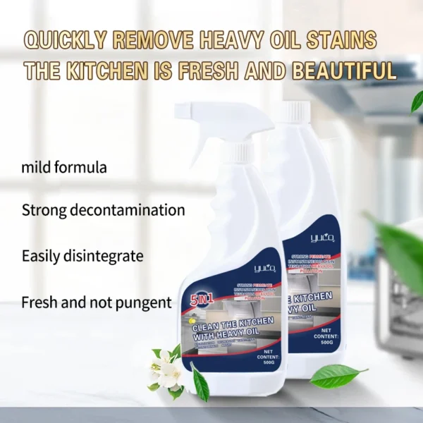 Custom-5-in-1-Kitchen-Degreaser-Cleaner-Heavy-Oil-Stain-Grease-Remover-Strongly-Removal-Cleaner