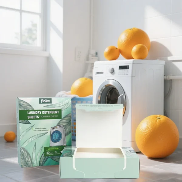 Custom-Disposable-Solid-Washing-Machine-Super-Concentrated-Orange-Scent-Low-Foam-Laundry-Detergent-Paper-Sheets