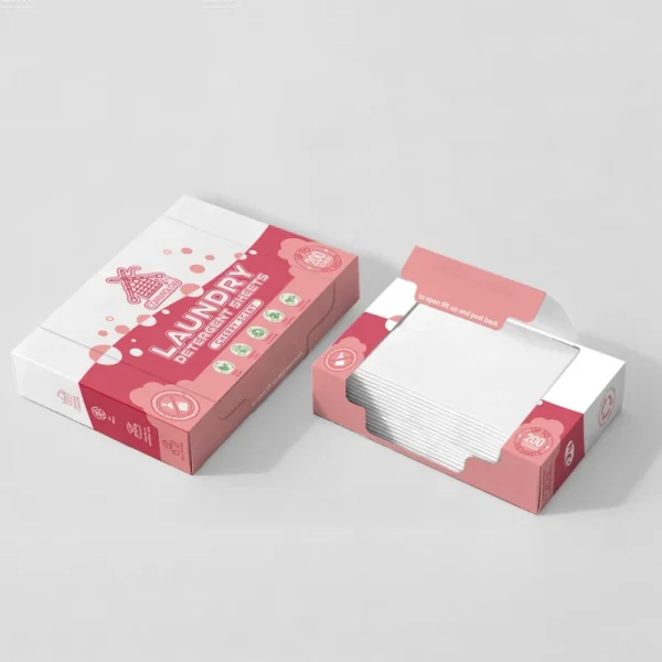 Custom-Formula-Super-Concentrated-Plastic-Free-No-Mess-No-Residue-Cherry-Scent-Eco-Friendly-Laundry-Detergent-Sheets
