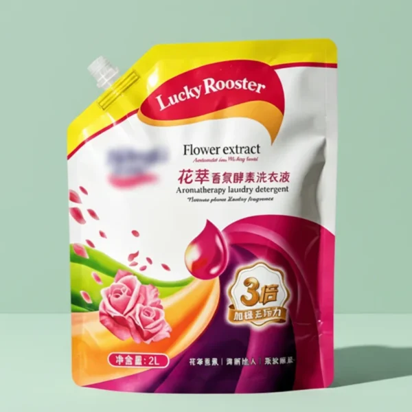 Custom-Logo-Moisture-Proof-Laundry-Dishwashing-Detergent-Stand-Up-Spout-Pouch-500ml-1-Litre-Plastic-Doypack-Handle
