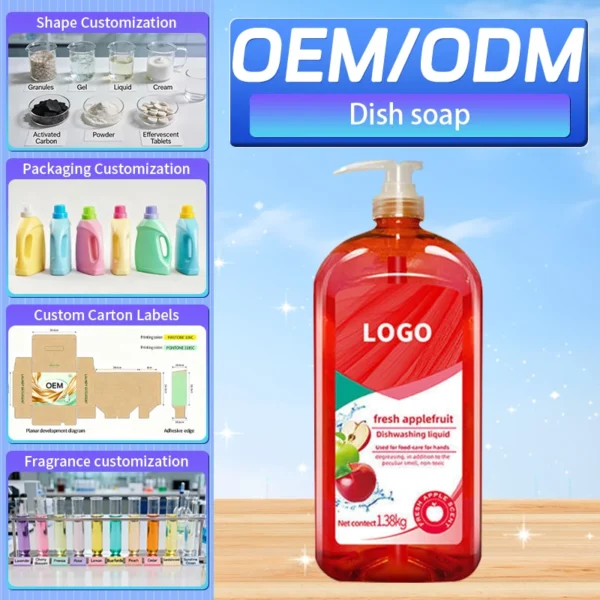 Custom-Private-Label-Large-Capacity-Apple-Fragrance-Dishwashing-Liquid-Kitchen-Sanitary-Supplies-for-Cleaning-Products