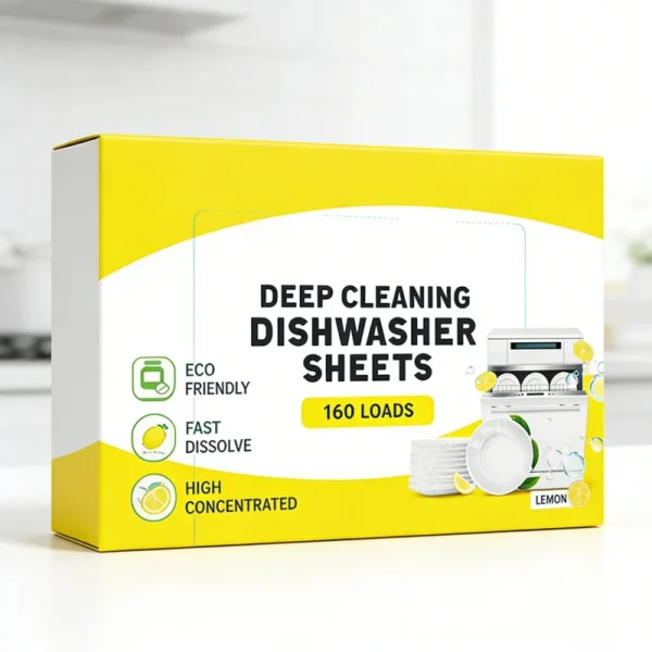 Dishwasher-Detergent-Tablet-Natural-Ingredient-Efficient-Cleaning-Dishwasher-Sheet