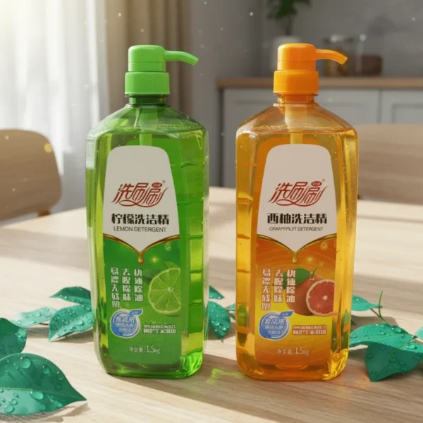 Dishwashing-Liquid-Lemon-Extract-Natural-Fresh-Scent-Deep-Cleaning-Household-Family-Daily-Use-Home-Kitchen-Care