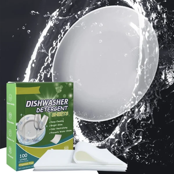 ECO-Friendly-Disposable-Solid-Dishwasher-Sheet-Tablet-Biodegradable-Dishwashing-Detergent-with-Lemon-Scent-for-Kitchen-Use