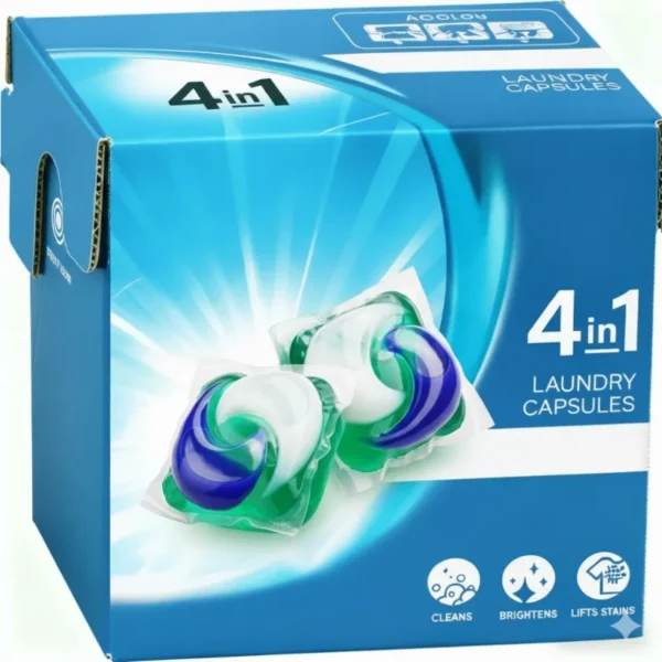Eco-Friendly-4-1-Apparel-Laundry-Pods-High-Efficiency-Deep-Cleaning-Anti-Bacterial-Odor-Removal-Fabric-Softening-Long-Lasting