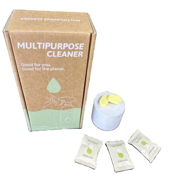 Eco-Friendly-All-Purpose-Multi-Surface-Cleaning-Tablets-Kit-With-Spray-Bottle