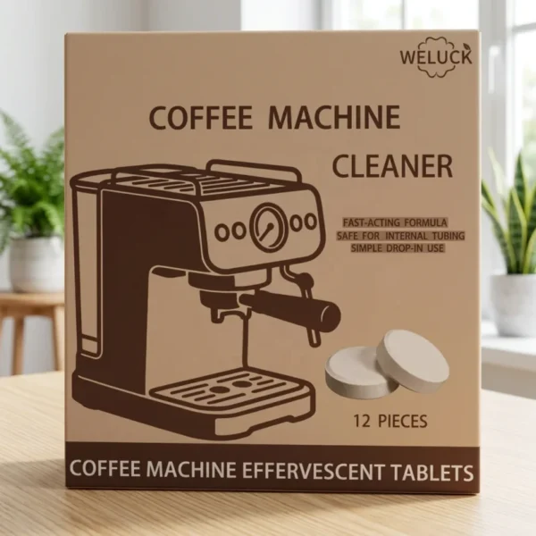 Eco-Friendly-Disposable-Espresso-Solid-Coffee-Machine-Scale-Remover-Tablets-15-30-Active-Ingredient-Welluck-WL011-Coffee