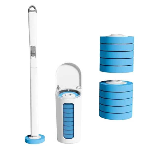 Eco-Friendly-Disposable-Toilet-Brush-Cleaner-with-Long-Handle-Made-From-PP