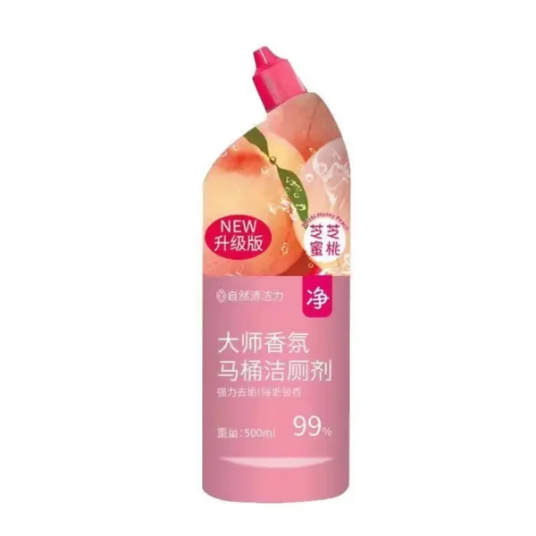 Eco-Friendly-Lemon-Scent-Household-Toilet-Bowl-Detergent-Deodorant-Liquid-Cleaner-500ml-Removes-Stains-50-to-80-Active-Ingredient