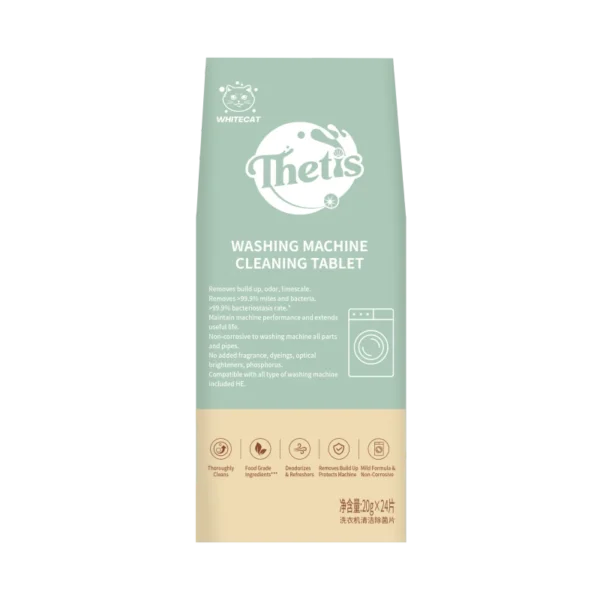 Eco-Friendly-Solid-Disposable-Effervescent-Tablets-Deep-Cleaning-Washing-Machine-Cleaner-Tablets