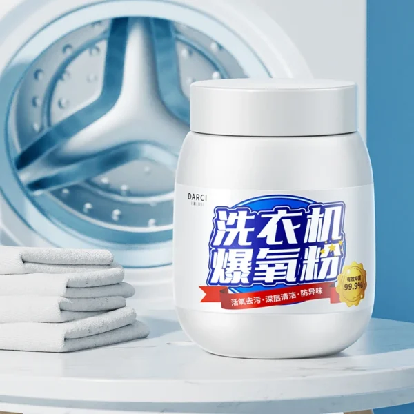 Eco-Friendly-Washing-Machine-Cleaner-Deep-Descale-Mildew-Odor-Stains-Powder-with-80-for-Content-for-Drum-Agitator-No-Soak