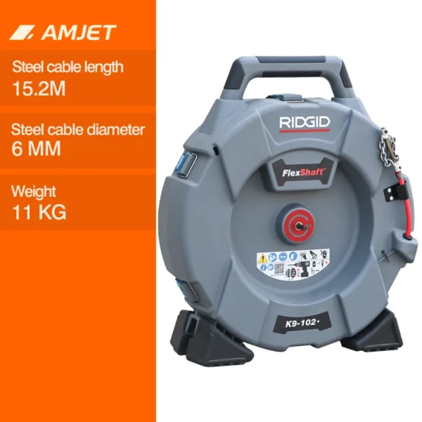 Electric-Drain-Cleaner-with-15.2-meter-Flexible-Shaft-Steel-Cable-Stepless-Speed-Control-and-Drill-compatible-Design
