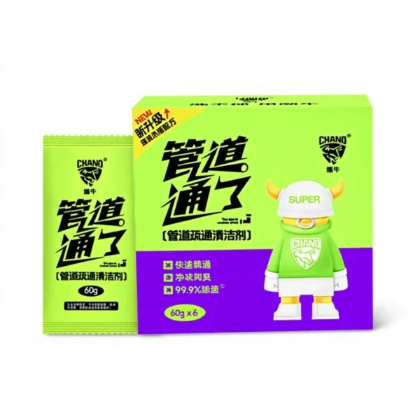 Fast-Acting-99.9-Antibacterial-Deodorizing-Powder-Drain-Cleaner-for-Hair-Grease-Food-Waste-Clog-Removal