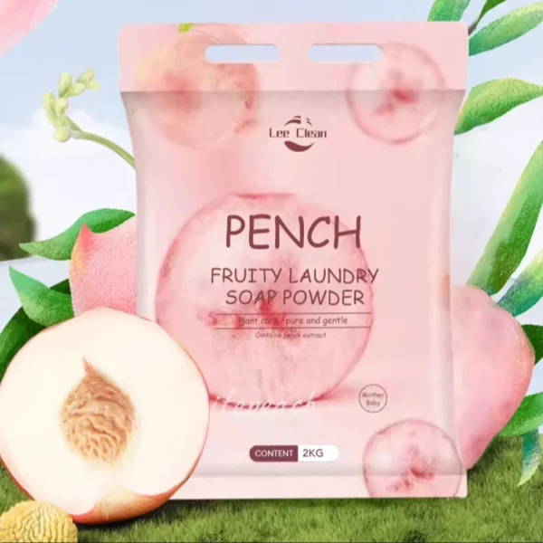 Free-Sample-Home-Cleaning-Products-Flower-Fragrance-Laundry-Detergent-Liquid-Peach-Scented-Soap-Powder-for-Washing-Clothes