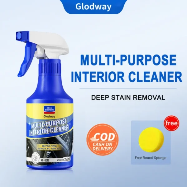 Glodway-250ml-Auto-Vehicle-Car-Interior-Leather-Dashboard-Safe-Mild-Waterless-Dirt-Stain-Remover-Multi-Purpose-Cleaner-Spray