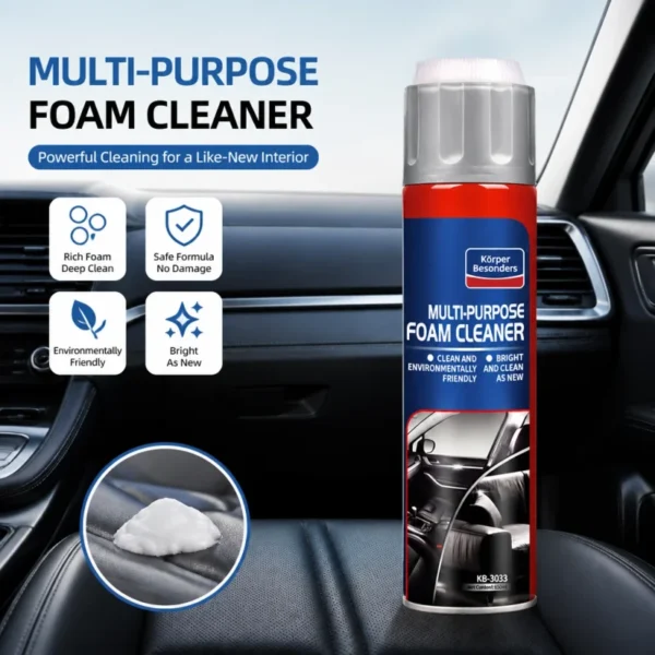 Glodway-Car-Interior-Detailing-Foam-Cleaner-Upholstery-Leather-Fabric-Multi-Purpose-Cleaning-Spray