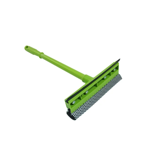 Green-Plastic-Handheld-Car-Glass-Scraper-Cleaning-Wiper-Window-Cleaner-Household-Glass-Squeegee-with-Sponge