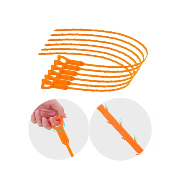 Hair-Clog-Remover-Cleaning-Tool-Drain-Cleaner-Snake-in-Plastic-PP-Moulded-Pack-Application