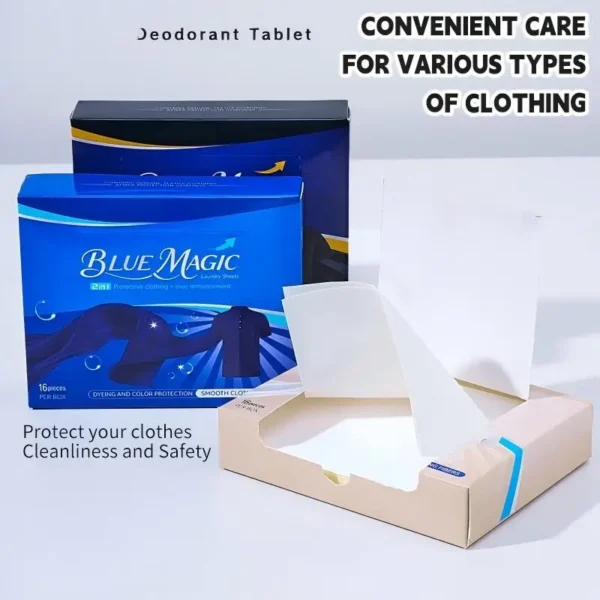 Home-Laundry-Blue-Enhancer-Tablets-Clothing-Color-Restoration-and-Bluing-Sheets-Detergent-for-Clothes