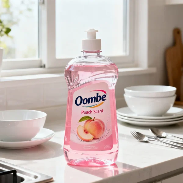 Household-Fruit-and-Vegetable-Detergent-Eco-Friendly-All-in-One-Peach-Scent-Kitchen-Dinnerware-Dishwashing-Liquid