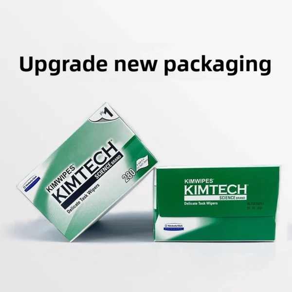 KIMTECH-Multi-Purpose-280PCS-Box-Dust-Free-Fiber-Optic-Cleaning-Wipes-for-FTTH-and-5G-Applications