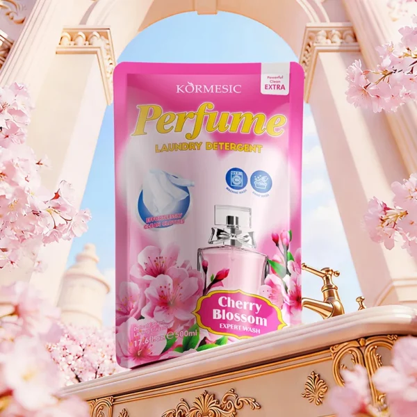 KORMESIC-500ml-Fresh-Scent-Washing-Household-Clean-Laundry-Product-Cherry-Blossom-Fragrance-Liquid-Laundry-Detergent