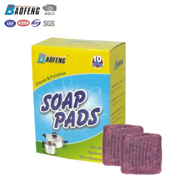 Kitchen-daily-necessities-soap-pads-steel-wool-scrubber-sponge-for-export