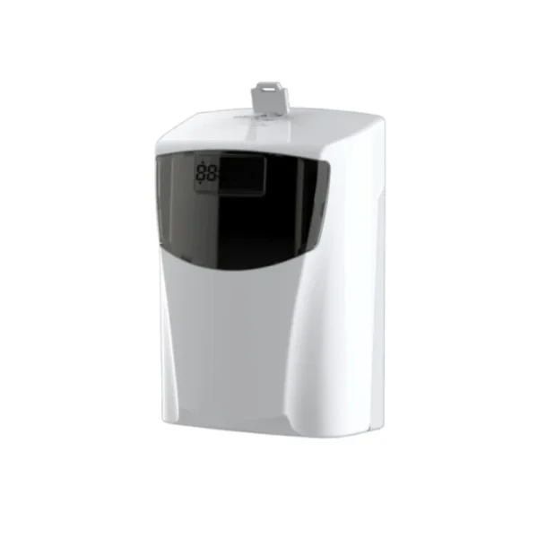 LCD-Automatic-System-for-Neutralizing-Odors-Deodorant-Dispenser-for-Urinals-and-Toilet-Bowls-White-Black