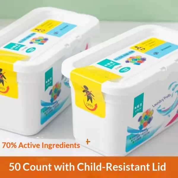 Laundry-Detergent-Pods-3-in-1-Softening-Concentrated-Antibacterial-Gel-50-Pieces-Long-Sleeved-Clothing