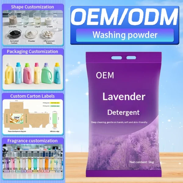 Laundry-Powder-5kg-Packs-Custom-Oil-Stain-Removal-Lavender-Detergent-Longlasting-Fragrance-Phosphate-free-Cleaning-Products