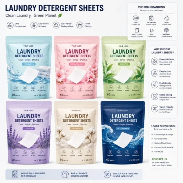 Low-Foam-Laundry-Detergent-Sheets-Easy-Rinse-Residue-Free-Laundry-Sheets