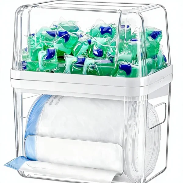Modern-Multifunction-Trash-Bag-Dispenser-Laundry-Pods-Container-3-in-1-Garbage-Bag-Organizer-Cleaner-Tablets-Holder-Plastic-Box