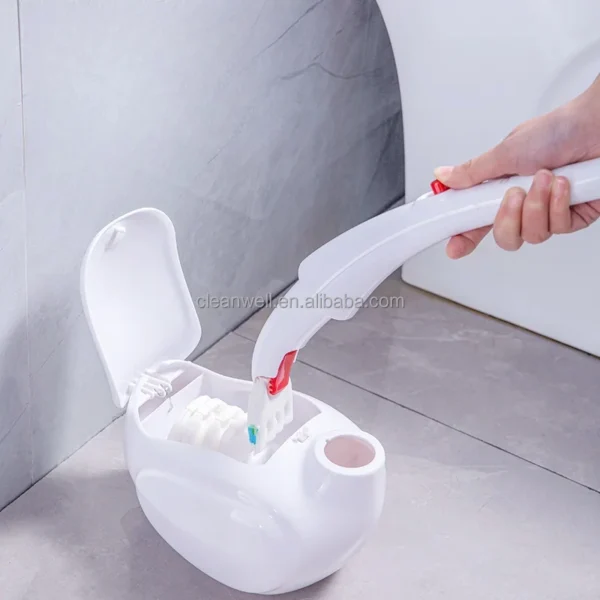 Multi-Purpose-Bathroom-Cleaning-System-Long-Handle-Disposable-Toilet-Bowl-Brush-Cleaner-Set-with-Disposable-Sponge-Refills-1