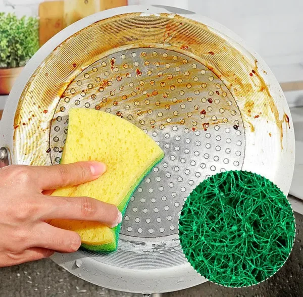 New-Product-Ideas-Color-Blocked-High-Bubble-Colorful-Dishwashing-Sponge-Wipe-for-Washing-Dishes