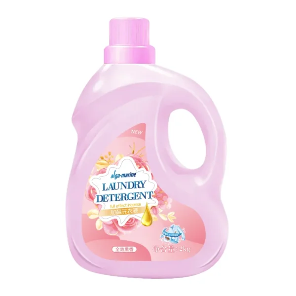 OEM-Enzyme-Liquid-Laundry-Detergent-Alga-marine-2kg-Rose-Lasting-Fragrance-Deep-Clean-Stains-Gentle-All-Fabrics