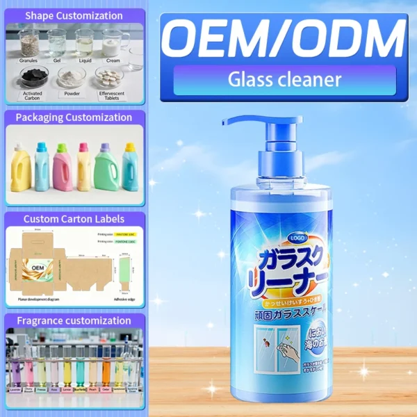 OEM-ODM-Eco-Friendly-Disposable-Glass-Cleaner-5-15-Active-Ingredients-Certified-Cleaning-Products