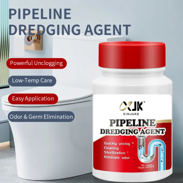 OEM-ODM-Sustainable-Green-300g-Powder-Drain-Cleaner-5-15-Active-Ingredient-Powerful-Cleaning-Kitchen-Pipes