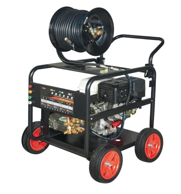 Pipe-Sewer-Drain-High-Pressure-Cleaner-16P-Gasoline-130Bar-40L-min-Crankshaft-Residue-Free