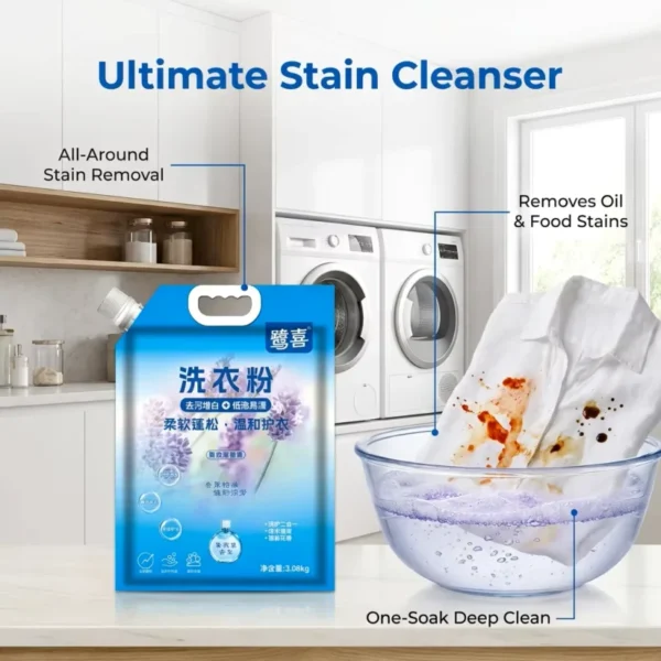Private-Label-3kg-Laundry-Detergent-Powder-with-Handle-Spout-Lavender-Scented-Washing-Powder-Bulk