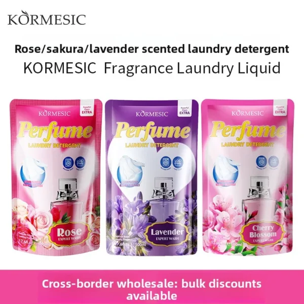 Private-Label-Cherry-Blossom-Scent-500ml-Washing-Household-Cleaning-Laundry-Products-Liquid-Laundry-Detergent