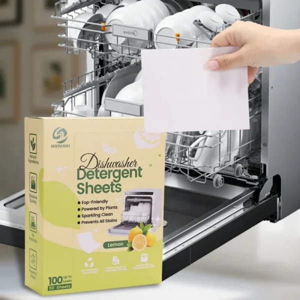 Professional-OEM-ODM-Solid-Shape-Kitchen-Cleaning-Dishwasher-Detergent-Tablets-Disposable-Dishwashing-Sheets-2